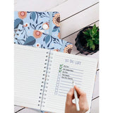 Shein- 1pc Flower Print Cover Notebook
