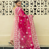 Zainab Chottani- Embroidered Net Suits Unstitched 3 Piece ZC21WF Hasrat 08 - Wedding Collection