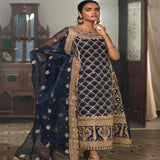 Zainab Chottani- Embroidered Organza Suits Unstitched 3 Piece ZC21WF Sanem 07 - Wedding Collection