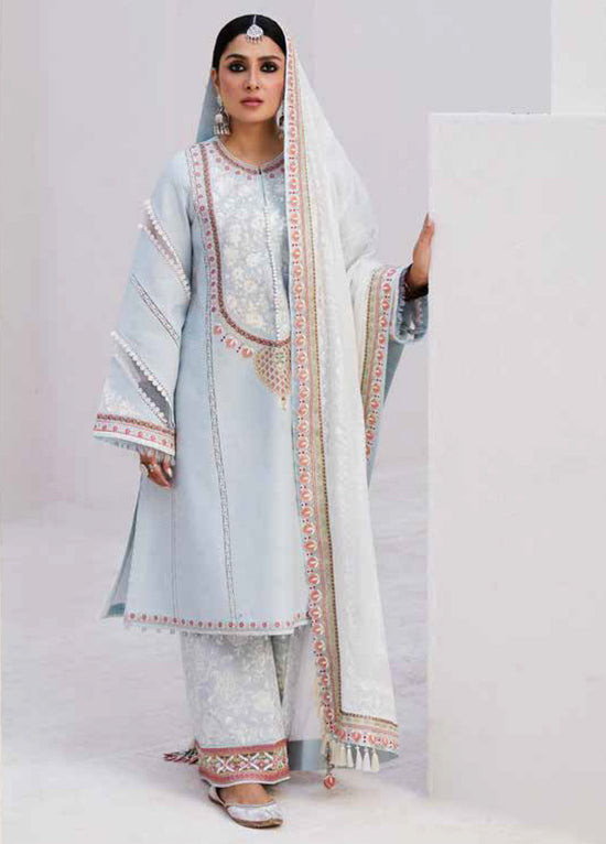 Zara Shahjahan Spring Embroidered Jacquard 3 Piece Unstitched Suit ZSJ24SS-15B DILARA