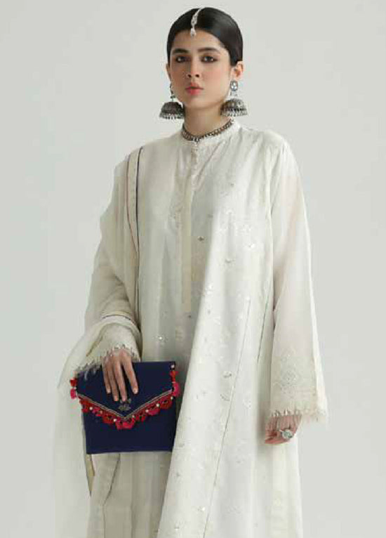 Zara Shahjahan Spring Embroidered Lawn 3 Piece Unstitched Suit ZSJ24SS-12B DEENA