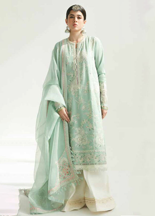 Zara Shahjahan Spring Embroidered Lawn 3 Piece Unstitched Suit ZSJ24SS-5B AMIRA