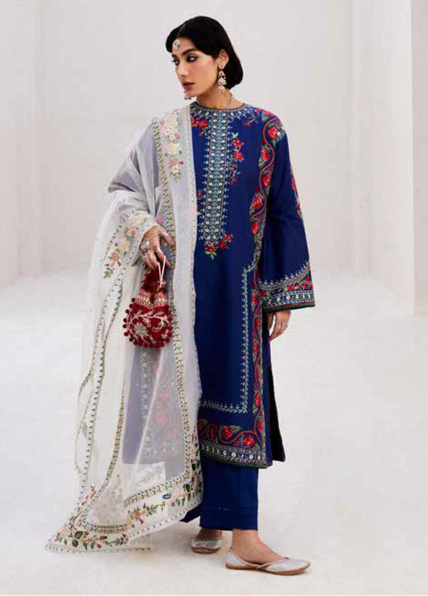 Zara Shahjahan Spring Embroidered Lawn 3 Piece Unstitched Suit ZSJ24SS-6B JIYA