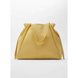 Zara- Side Knot Gathered Shopper Bag