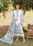 Zarqash Embroidered Luxe Lawn 3 Piece Unstitched Suit ZQ24LL 07