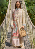 Zoha By Ansab Jahangir Luxury Embroidered Lawn 3 Piece Unstitched Suit AJ24ZLL-03 Adenium