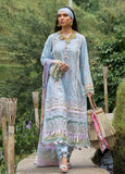 Zoha By Ansab Jahangir Luxury Embroidered Lawn 3 Piece Unstitched Suit AJ24ZLL-10 Heliconia